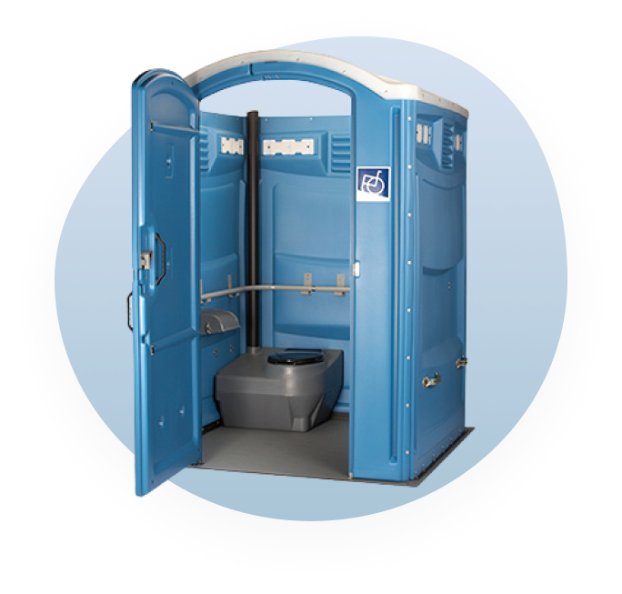 Wheelchair Accessible Portable Toilet