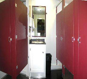 Restroom Shower Area Interior